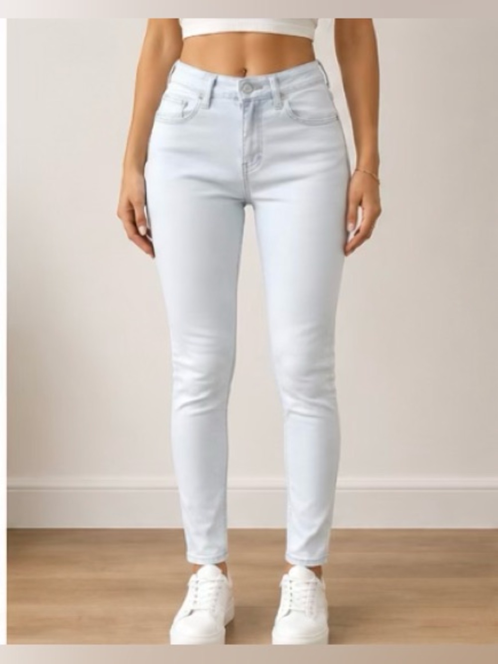 White Skinny Jeans F21 🤍 Pantalones Ajustados